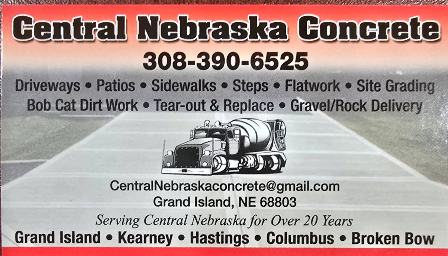 CNC - Central Nebraska Concrete and Construction logo